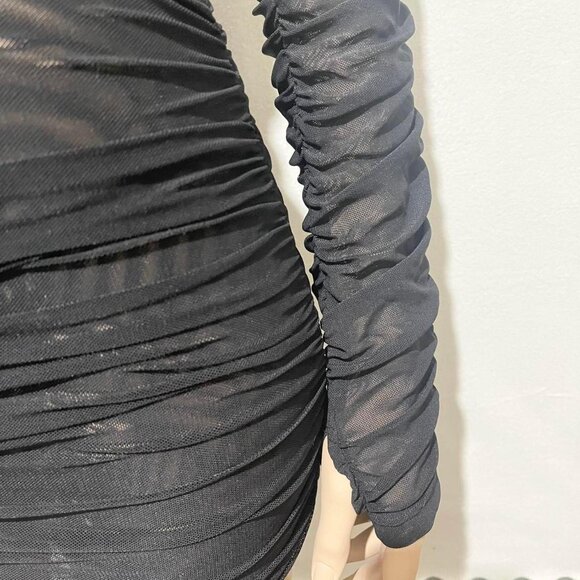 BY DYLN stretchy mesh dress size XS - Picture 3 of 8